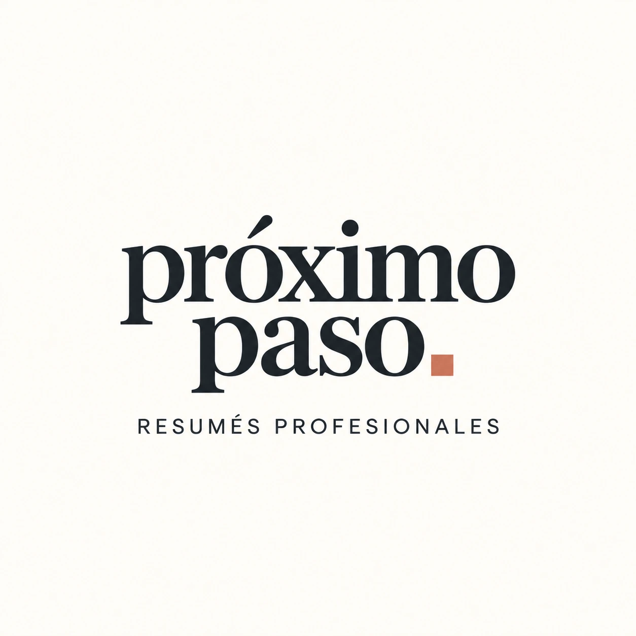 Logo original de próximo paso. Resumés Profesionales
